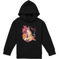 Disney Pocahontas Flowers Youth Kids Pull-Over Hoodie, Black | Size: 7-8 Years