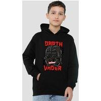 Disney Star Wars Darth Vader Kawaii Youth Kids Pull-Over Hoodie, Black | Size: 7-8 Years