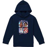 Disney Main Character Energy Youth Kids Pull-Over Hoodie, Navy | Size: 5-6 Years