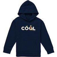 Disney The Princess & The Frog Cool Vibes With Tiana & Naveen Youth Kids Pull-Over Hoodie, Navy | Size: 12-13 Years