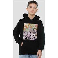 Pink Floyd Water Color Band Youth Kids Pull-Over Hoodie, Black | Size: 7-8 Years