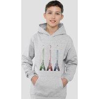Disney Star Wars Lightsabers Youth Kids Pull-Over Hoodie, Athletic Heather in Grey | Size: 12-13 Years