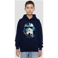 Disney Star Wars Trooper Cuts Youth Kids Pull-Over Hoodie, Navy | Size: 12-13 Years