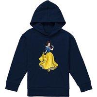 Disney Snow White Fairest Princess Of Them All Youth Kids Pull-Over Hoodie, Navy | Size: 9-11 Years