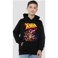Marvel X-Men 97 Comic Youth Kids Pull-Over Hoodie, Black | Size: 12-13 Years