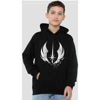 Disney Obiwan Kenobi Shattered Jedi Youth Kids Pull-Over Hoodie, Black | Size: 5-6 Years