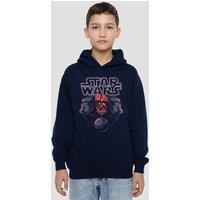Disney Star Wars Death Star Trio Youth Kids Pull-Over Hoodie, Navy | Size: 7-8 Years