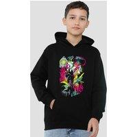 Marvel Ghost Spider Wall Art Youth Kids Pull-Over Hoodie, Black | Size: 9-11 Years