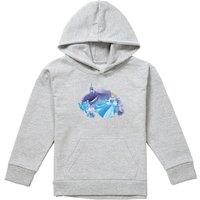 Disney Cinderella The Staircase Youth Kids Pull-Over Hoodie, Athletic Heather in Grey | Size: 7-8 Years