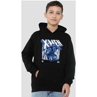 Marvel X-Men Beast Youth Kids Pull-Over Hoodie, Black | Size: 12-13 Years