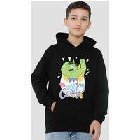 Marvel Easter Hulk Want Candy Youth Kids Pull-Over Hoodie, Black | Size: 5-6 Years