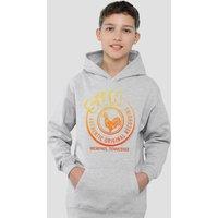 Sun Records Sun Authentic Youth Kids Pull-Over Hoodie, Athletic Heather in Grey | Size: 9-11 Years