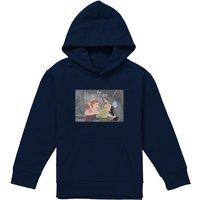 Disney Cinderella Even The Best Sisters With Anastasia & Drizella Youth Kids Pull-Over Hoodie, Navy | Size: 9-11 Years
