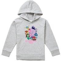 Disney Be Your Best You Youth Kids Pull-Over Hoodie, Athletic Heather in Grey | Size: 12-13 Years
