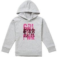 Disney Star Wars Ahsoka Girl Power Ketsu Sabine Hera Youth Kids Pull-Over Hoodie, Athletic Heather in Grey | Size: 9-11 Years