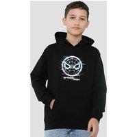 Marvel Glitch Parker Spiderman Youth Kids Pull-Over Hoodie, Black | Size: 9-11 Years