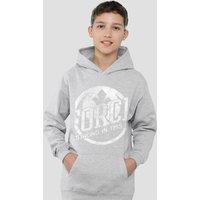 Disney Star Wars The Force Is Strong Youth Kids Pull-Over Hoodie, Athletic Heather in Grey | Size: 7-8 Years