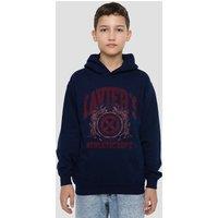 Marvel X-Men Professor Xaviers Athletic Dept Red Youth Kids Pull-Over Hoodie, Navy | Size: 12-13 Years