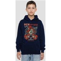 Sun Records Label Of Legends Youth Kids Pull-Over Hoodie, Navy | Size: 12-13 Years