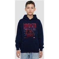 Marvel X-Men Magneto Youth Kids Pull-Over Hoodie, Navy | Size: 7-8 Years