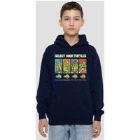 Nickelodeon TMNT Gamer Turtles Youth Kids Pull-Over Hoodie, Navy | Size: 5-6 Years