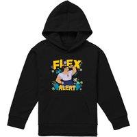 Disney Encanto Flex Alert With Luisa Youth Kids Pull-Over Hoodie, Black | Size: 9-11 Years