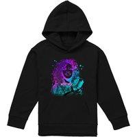 Whitney Houston Whitney Color Blend Youth Kids Pull-Over Hoodie, Black | Size: 5-6 Years