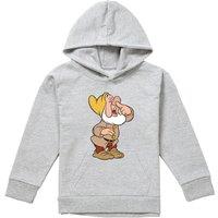 Snow White And The Seven Dwarfs, Sneezy Youth Kids Pull-Over Hoodie, Athletic Heather in Grey | Size: 9-11 Years