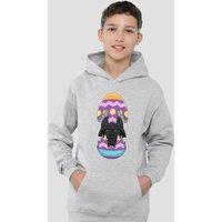 Disney Star Wars Vader Bad Egg Youth Kids Pull-Over Hoodie, Athletic Heather in Grey | Size: 7-8 Years