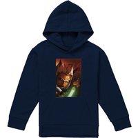 Disney Star Wars Ahsoka Panel Youth Kids Pull-Over Hoodie, Navy | Size: 5-6 Years
