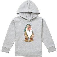 Snow White And The Seven Dwarfs, Sleepy Struggles Youth Kids Pull-Over Hoodie, Athletic Heather in Grey | Size: 9-11 Years
