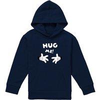 Disney Mickey Mouse Hug Me Valentine'S Day Youth Kids Pull-Over Hoodie, Navy | Size: 7-8 Years