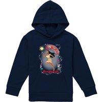 Disney Pocahontas Birthday Princess With Meeko Youth Kids Pull-Over Hoodie, Navy | Size: 9-11 Years