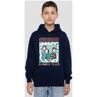 Genesis Invisible Touch Poster Youth Kids Pull-Over Hoodie, Navy | Size: 9-11 Years