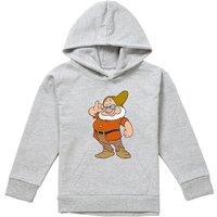 Snow White And The Seven Dwarfs, Doc, The Leader Youth Kids Pull-Over Hoodie, Athletic Heather in Grey | Size: 5-6 Years