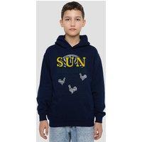 Sun Records Sun Songs Youth Kids Pull-Over Hoodie, Navy | Size: 12-13 Years