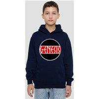 Genesis Circle Logo Youth Kids Pull-Over Hoodie, Navy | Size: 9-11 Years