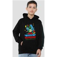 Disney Toy Story Rex Roarsome Christmas Youth Kids Pull-Over Hoodie, Black | Size: 7-8 Years