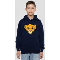Disney Lion King Simba Youth Kids Pull-Over Hoodie, Navy | Size: 12-13 Years