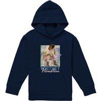 Whitney Houston How Will I Know Pastel Youth Kids Pull-Over Hoodie, Navy | Size: 12-13 Years