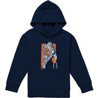 Disney Star Wars Ahsoka Sketch Youth Kids Pull-Over Hoodie, Navy | Size: 5-6 Years