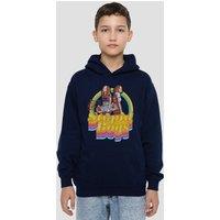 Stranger Things Stupid Boys Youth Kids Pull-Over Hoodie, Navy | Size: 5-6 Years