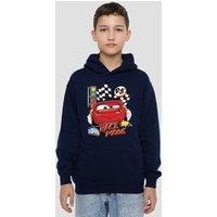 Disney Race Mode 95 Youth Kids Pull-Over Hoodie, Navy | Size: 9-11 Years