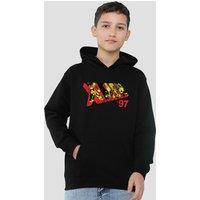 Marvel X-Men 97 Comic Logo Youth Kids Pull-Over Hoodie, Black | Size: 5-6 Years