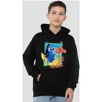 Disney Finding Nemo Dory Nemo Youth Kids Pull-Over Hoodie, Black | Size: 9-11 Years