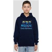 Disney Toy Story Mission Winter Adventure Aliens At Christmas Youth Kids Pull-Over Hoodie, Navy | Size: 7-8 Years
