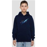 Disney Obiwan Kenobi Jedi Slash Youth Kids Pull-Over Hoodie, Navy | Size: 7-8 Years