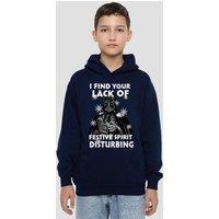 Disney Star Wars Christmas Darth Vader Lack Of Spirit Youth Kids Pull-Over Hoodie, Navy | Size: 5-6 Years
