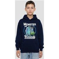 Disney Monsters In Training Youth Kids Pull-Over Hoodie, Navy | Size: 9-11 Years