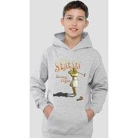 Genesis Nursery Cryme Youth Kids Pull-Over Hoodie, Athletic Heather in Grey | Size: 5-6 Years